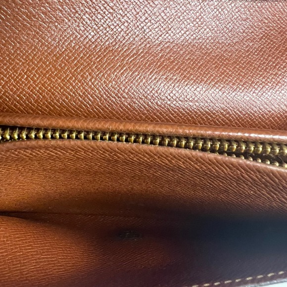 Louis Vuitton Monogram Canvas Tresor Wallet Vintage Brown Made in USA - Picture 12 of 13